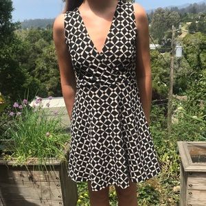 Black and white dress